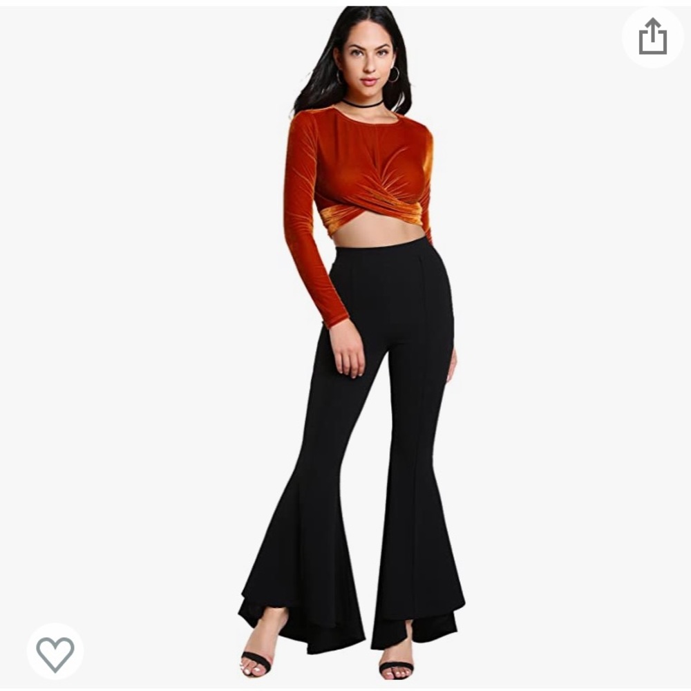 High Waisted Black Pants